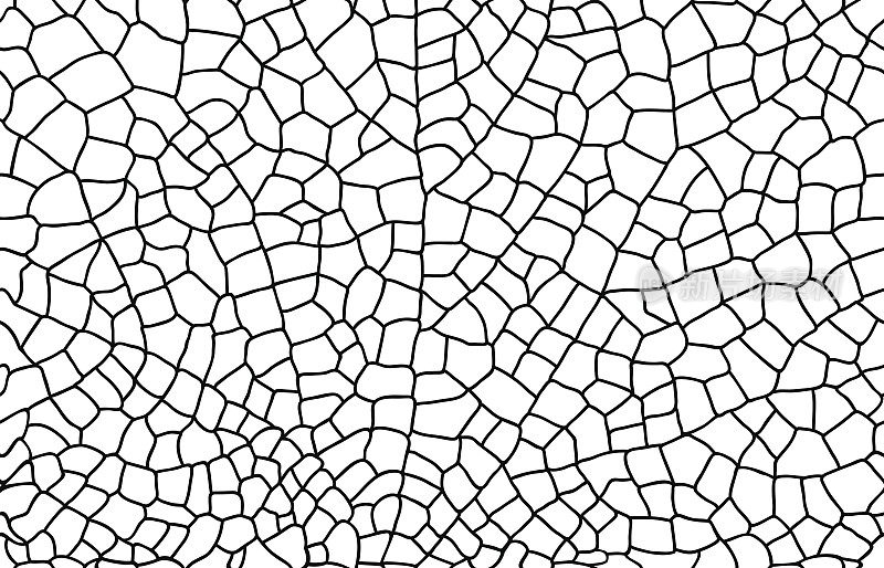 Seamless reticular pattern